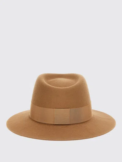 Maison Michel Brown Andre Hat In Brown