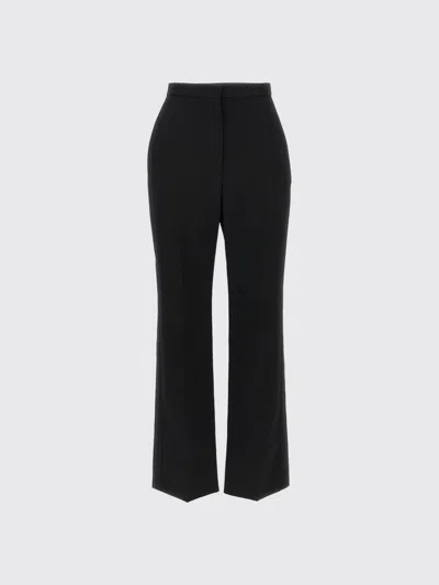 Givenchy Wool Trousers With High Waist And Wide Leg In Black