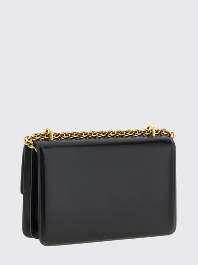 Valentino Garavani Garavani Vain Small Shoulder Bag In Shiny Calfskin Woman Black Uni