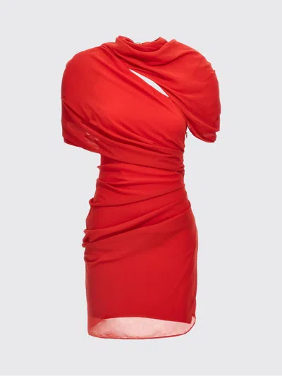 Jacquemus La Robe Castagna Dress In Red