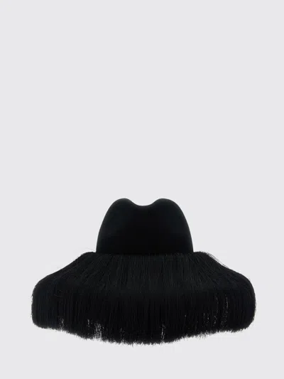 Comme Des Garçons Hizume Collaboration Wide Brim Hat In Blue