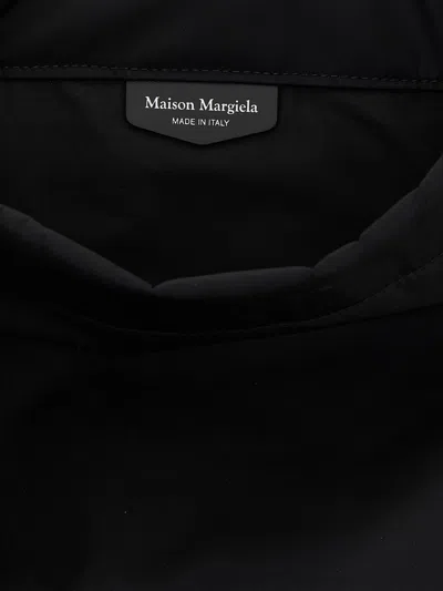 Maison Margiela Versatile Roll-top Backpack Adjustable Strap In Black