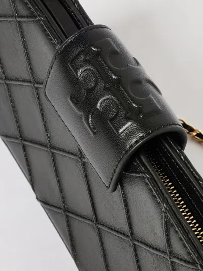 Tory Burch Fleming Mini Chain Wallet In Black
