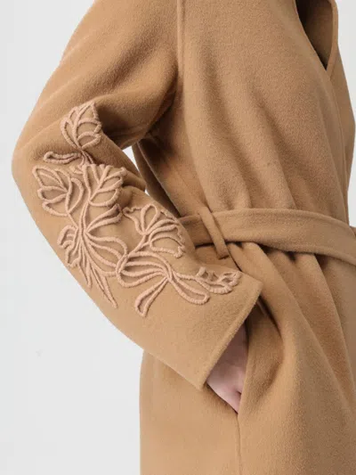 Ermanno Firenze Coat Woman  In Brown