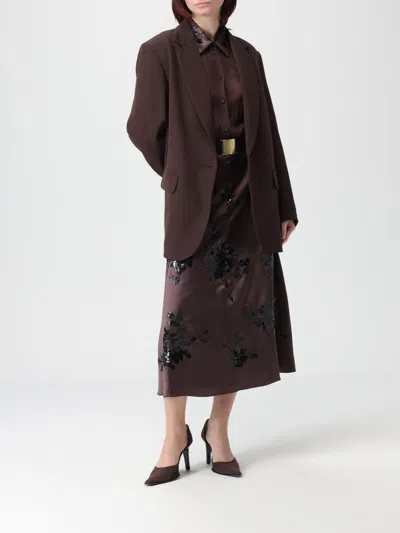 Ermanno Firenze Jacket Woman  In Brown
