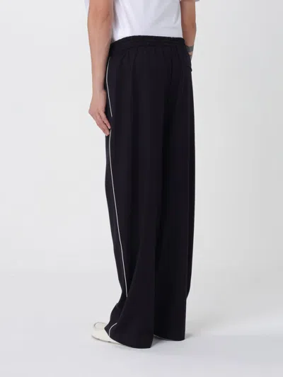 Loewe Men Wool Drawstring Trousers In Blue