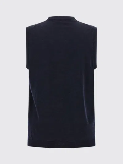 Zanone Flexwool Vest In Blue