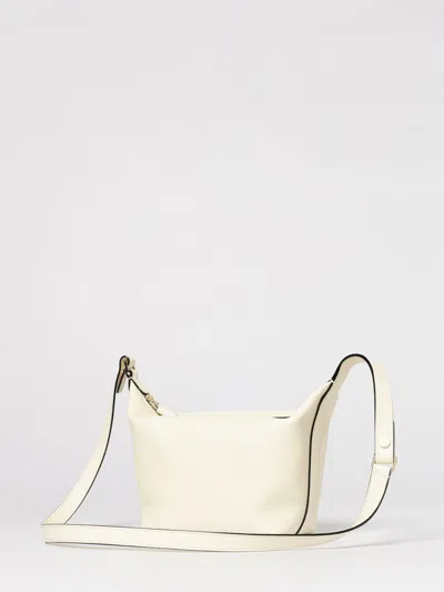Valextra Mochi Leather Pouch In White