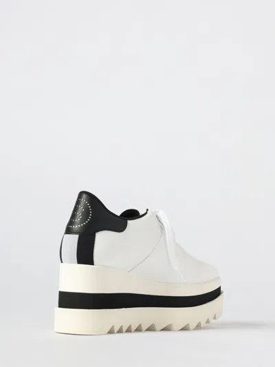 Stella Mccartney 80mm Sneak-elyse Two-tone Platform Sneakers In White