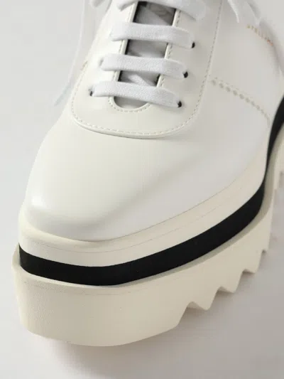 Stella Mccartney 80mm Sneak-elyse Two-tone Platform Sneakers In White