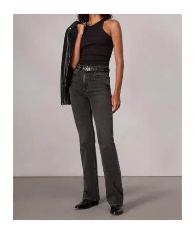 Rag & Bone Belt-loop Jeans In Gray