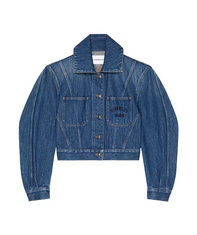Givenchy Jean Paul Gaultier Multicolor The Yellow Butterfly Polyamide Cardigan In Blue
