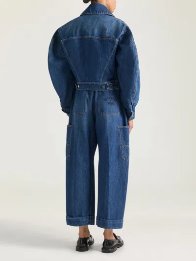 Givenchy Jean Paul Gaultier Multicolor The Yellow Butterfly Polyamide Cardigan In Blue