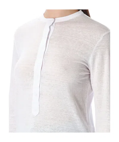 Isabel Marant Étoile Serafino Buttoned Top In White