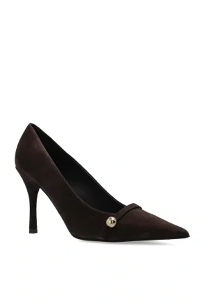 Furla Sfera Pointed Toe Heeled Pumps In Brown