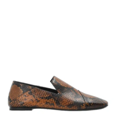 Iro Snakes-print Loafers In Multi