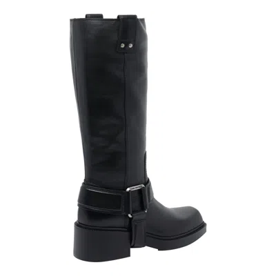 Vic Matie Saddle Boots In Black