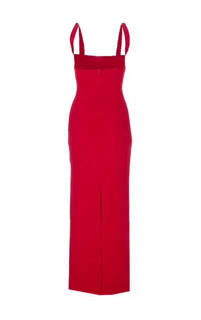 Solace London Joni Maxi Dress In Red
