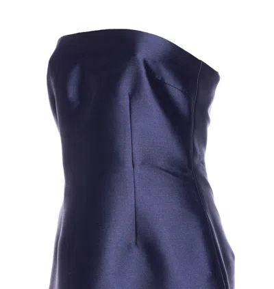 Solace London Renee Midaxi Dress In Blue