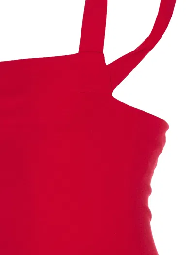 Solace London Joni Maxi Dress In Red