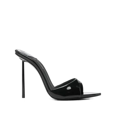 Le Silla Stiletto Heeled Sandlas In Black