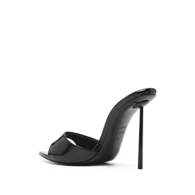 Le Silla Stiletto Heeled Sandlas In Black