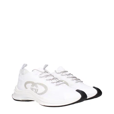 Gucci Run Lace-up Sneakers In White