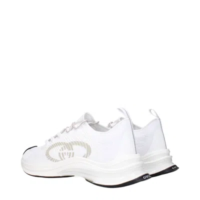 Gucci Run Lace-up Sneakers In White
