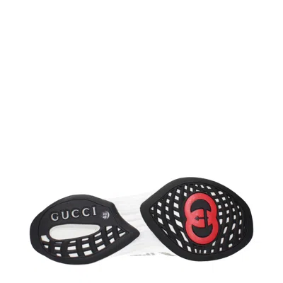 Gucci Run Lace-up Sneakers In White