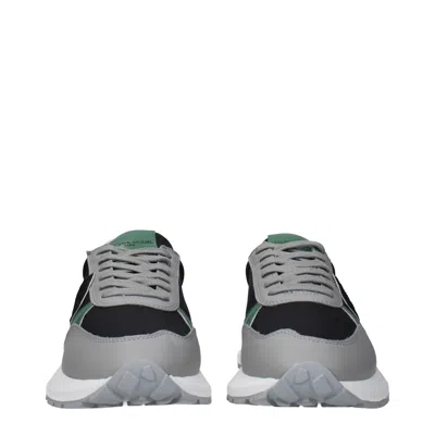Philippe Model Sneakers Antibes Man Fabric Black/green In Multi