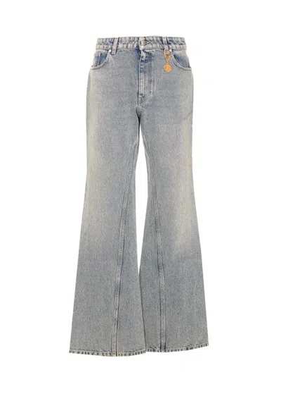 Stella Mccartney Stella Mc Cartney Flared Leg Denim Jeans In Blue