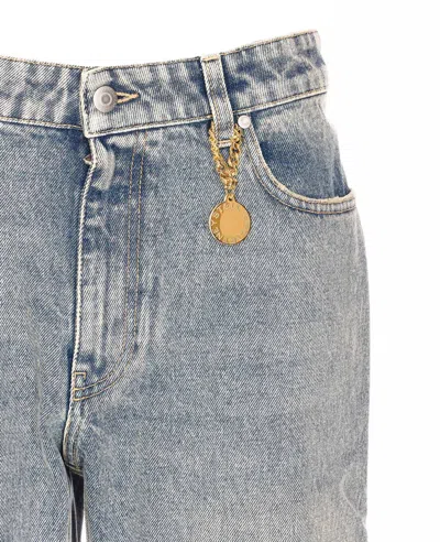 Stella Mccartney Stella Mc Cartney Flared Leg Denim Jeans In Blue