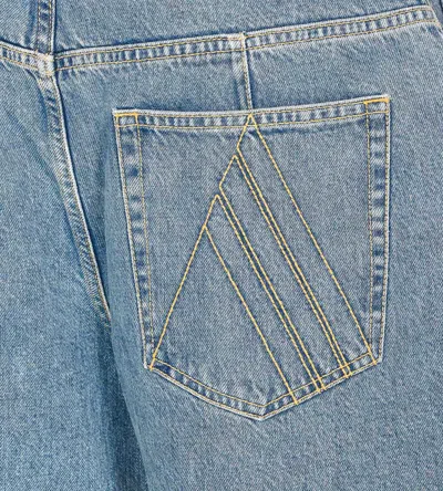 Attico Blue Cotton Jeans Denim In Blue