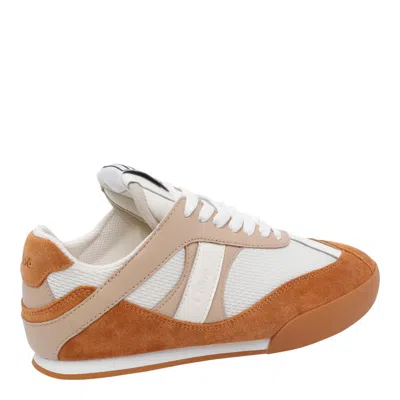 Chloé Chloe Chloe Kick Brown And White Sneakers In Mesh And Leather Women In Brown