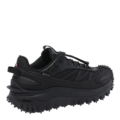 Moncler Trailgrip Gtx Polyamide Sneakers Chunky Sole In Black