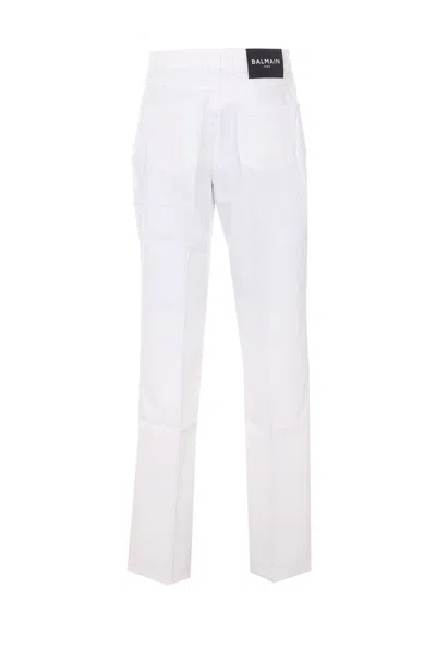 Balmain Women Tailored Jeans In White