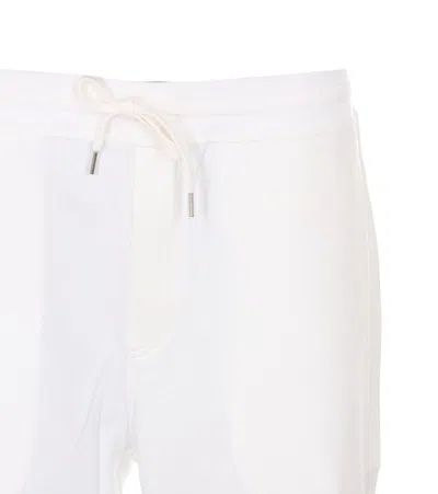 Brunello Cucinelli Leisure Fit Trousers With Drawstring In White