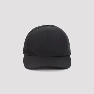 Canali Logo-embroidered Baseball Cap In Black