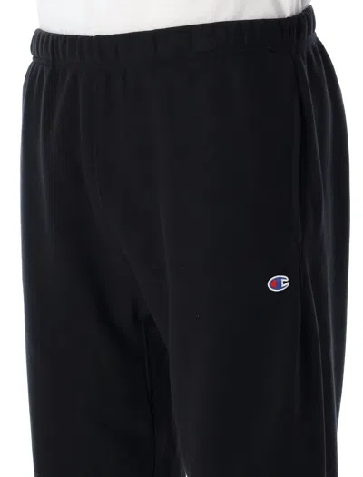 Champion Reverse Weave Patch Jogging In Black
