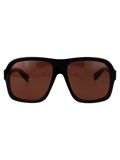 Chloé Oversized-frame Sunglasses In Brown