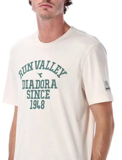 Diadora Run Valley Tee In White
