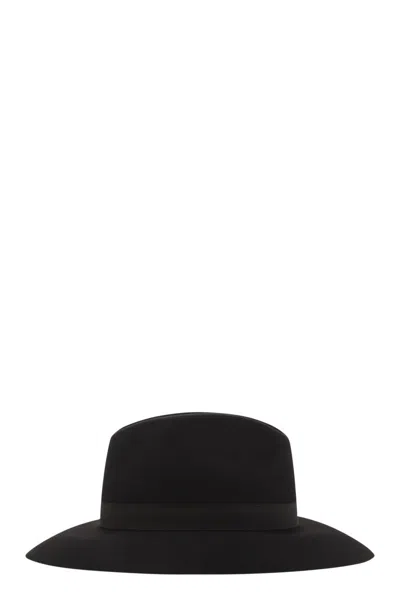 Fay Wool Felt Hat In Black
