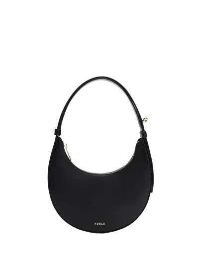 Furla Delizia Mini Bag Nero Black Soft Calf Leather Woman