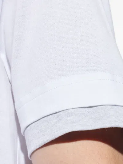 Eleventy Layered-effectt-shirt In White