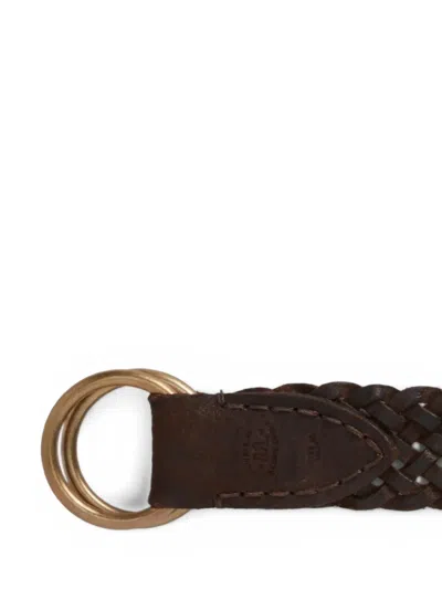 麻辫双环皮质腰带