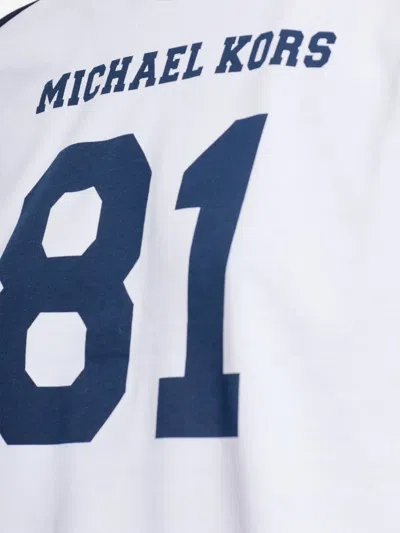 Michael Michael Kors Number-graphic T-shirt In White