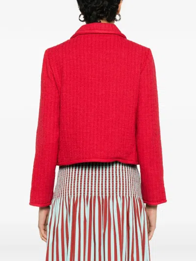 Posse Jacqueline Single-breast Jacket In Red
