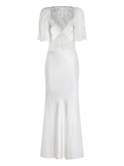 Self-portrait Self Portrait Long Dress With Buttons In Multi | ModeSens