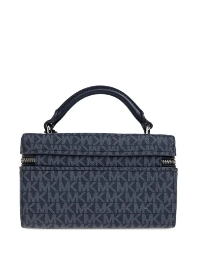 Michael Michael Kors Jana Monogram-pattern Tote Bag In Blue