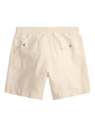 Rrl Buttoned Drawstring Shorts In Neutral